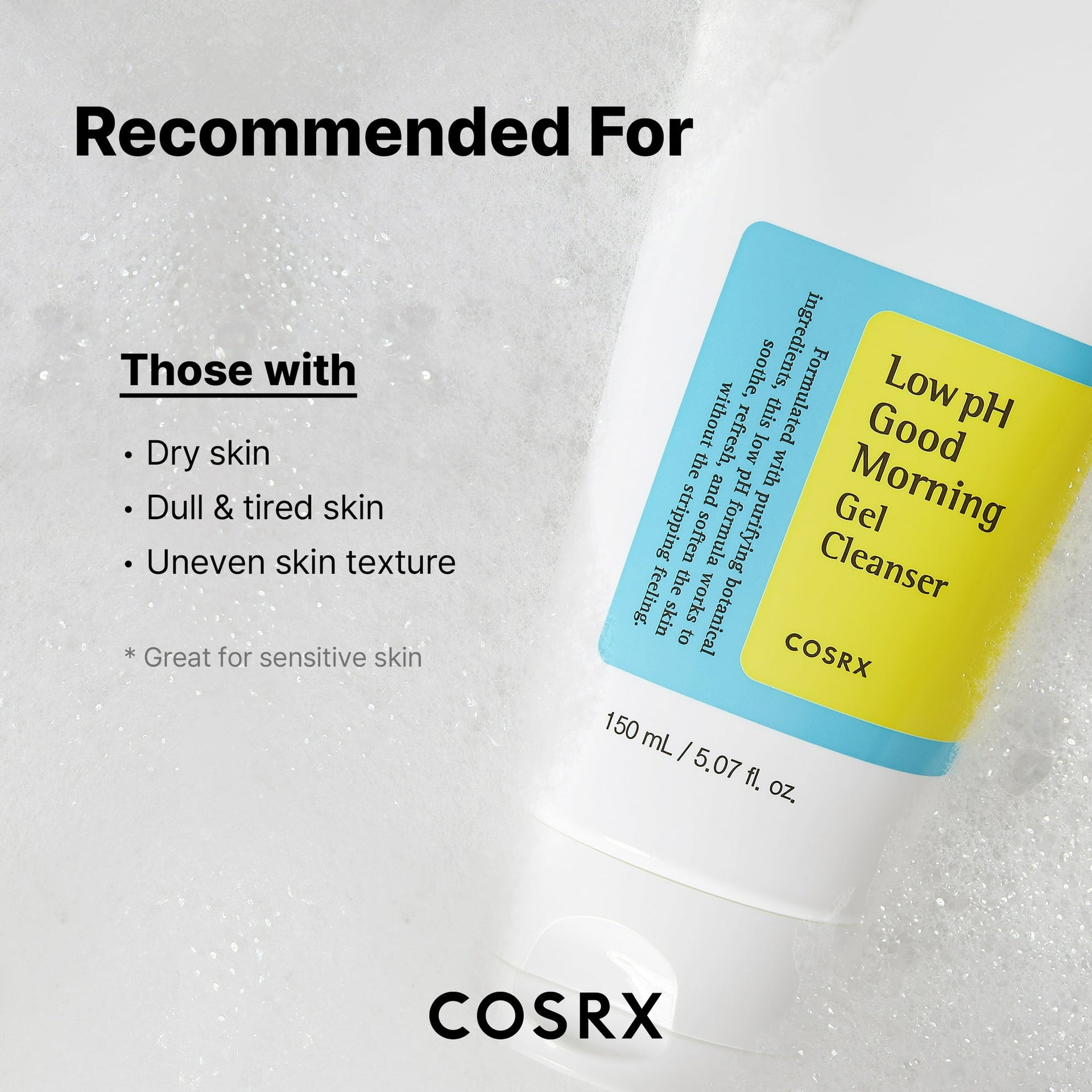 COSRX Low pH Good Morning Gel Cleanser (5.07 fl.oz)